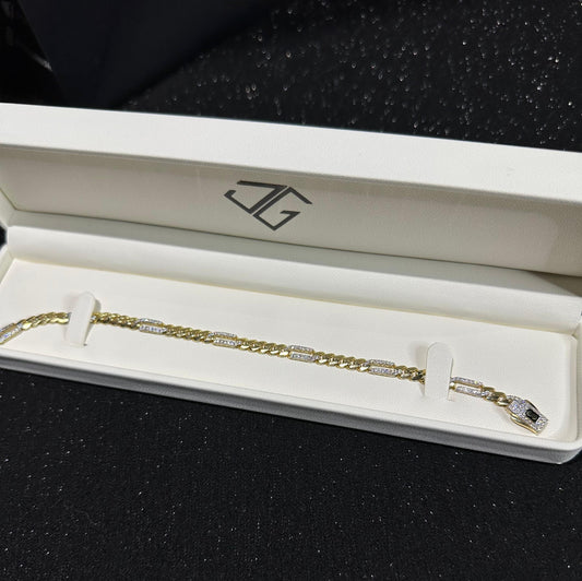 Pulso Monaco Chain oro 10 K 5 mm x 21 cm