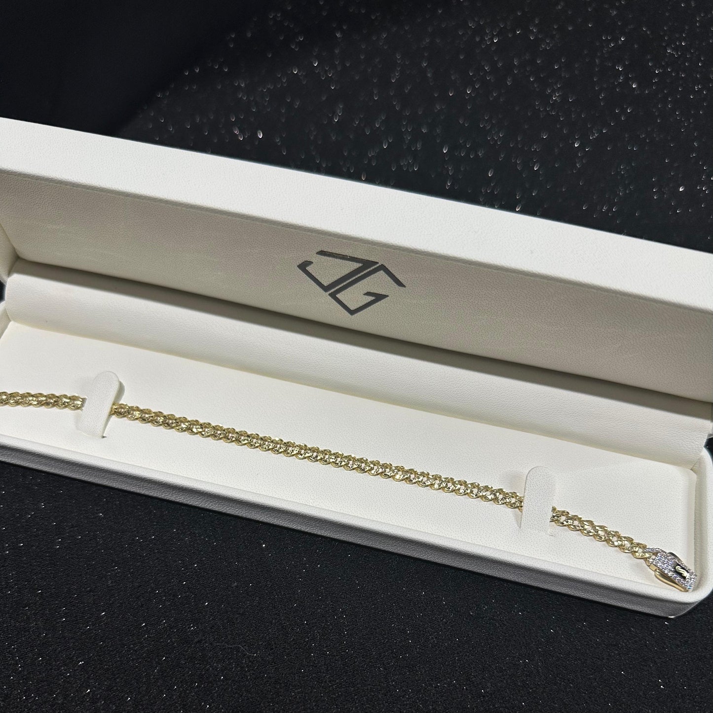 Pulso Monaco Chain oro 10 K 5 mm x 21 cm