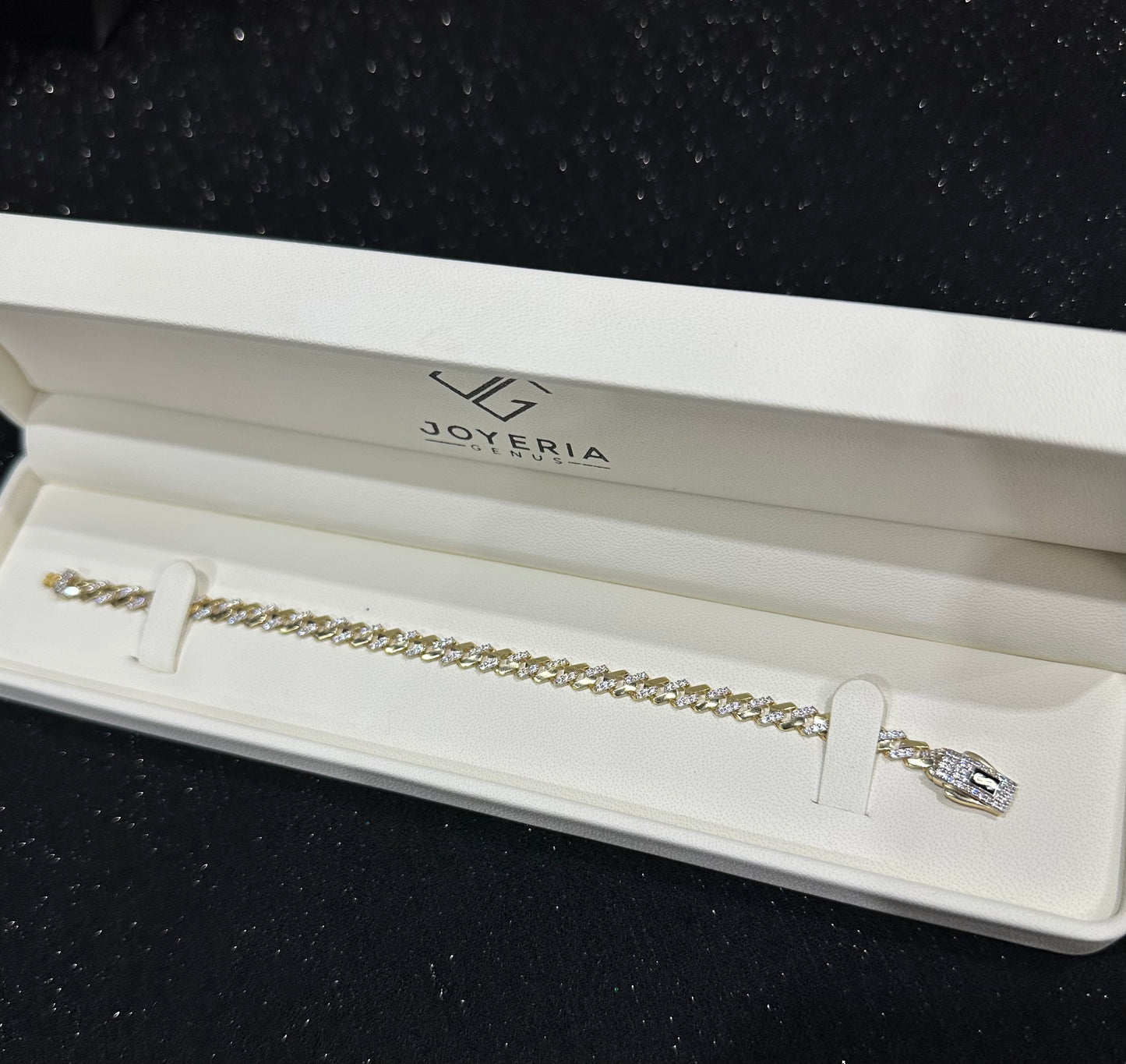 Pulso Monaco Chain oro 10 K 4 mm x 18 cm
