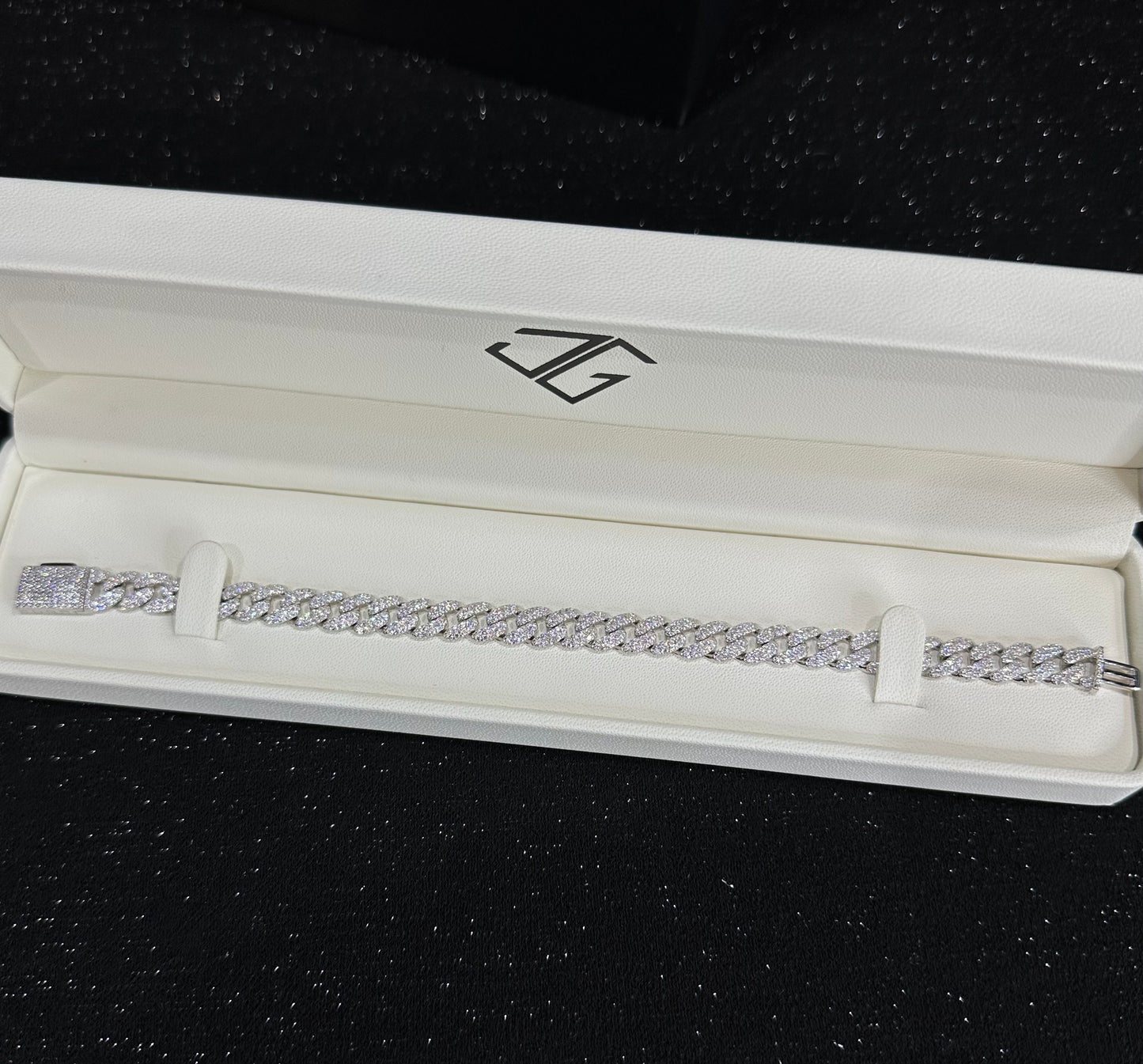 Pulso cuban link plata 7 mm x 20 cm