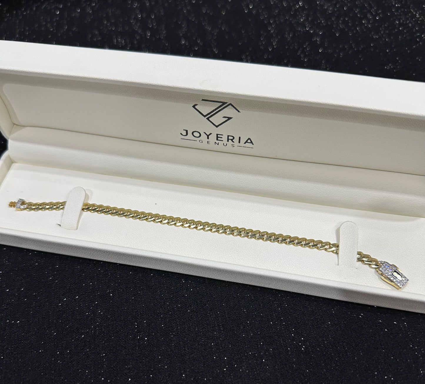 Pulso Monaco Chain oro 10 K 5 mm x 18 cm