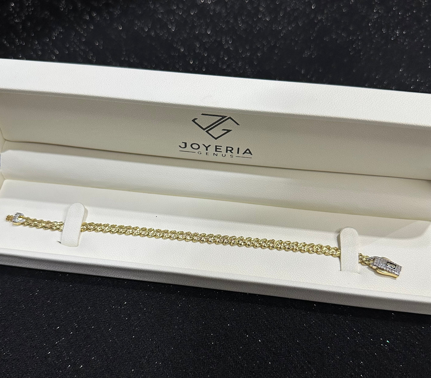Pulso Monaco Chain oro 10 K 5 mm x 18 cm