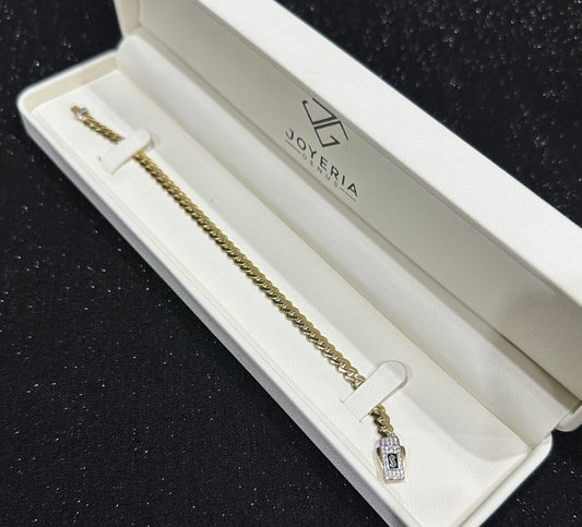 Pulso Monaco Chain oro 10 K 5 mm x 18 cm