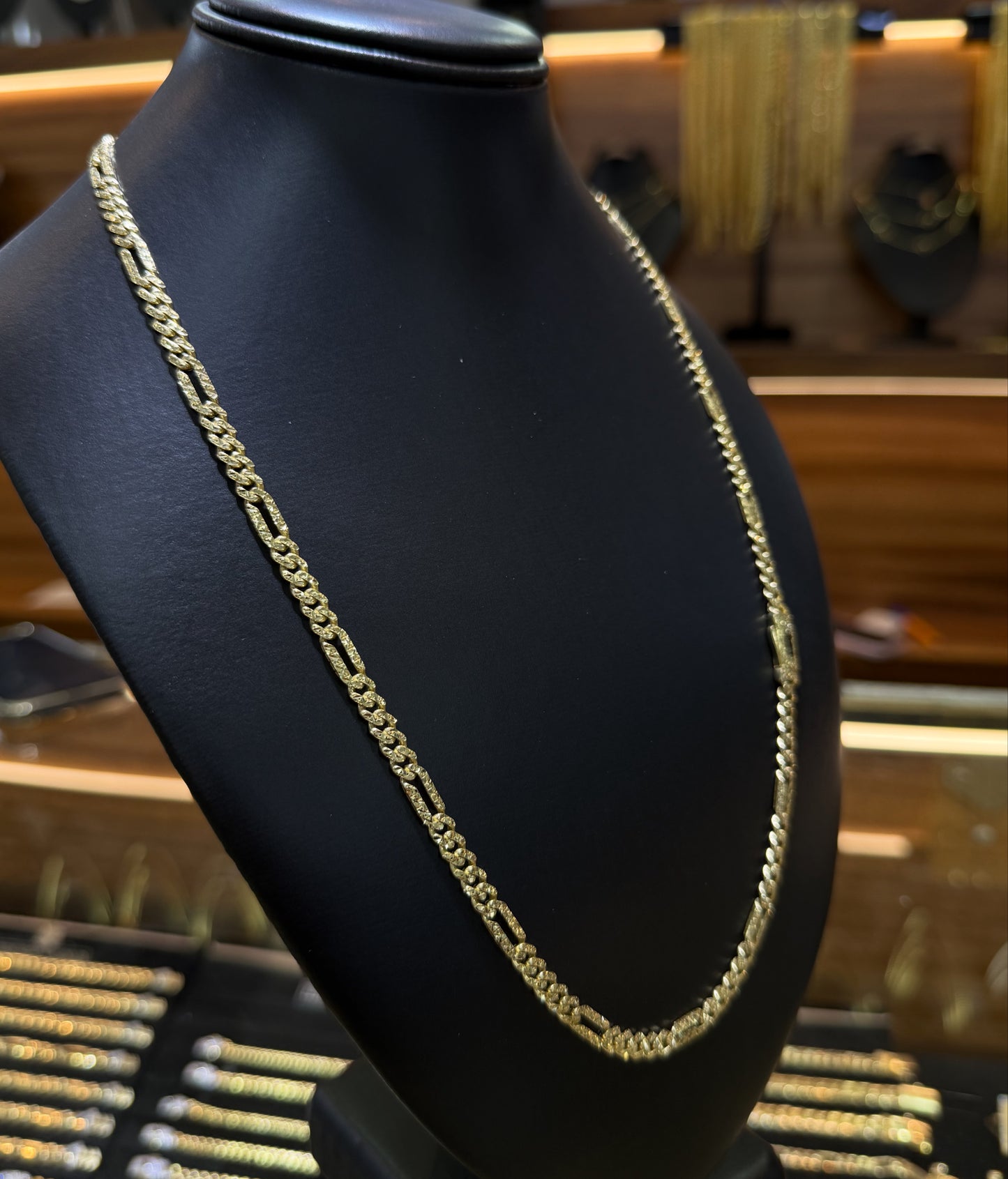 Cadena Mónaco Chain 5 mm x 60 cm Oro 10 K