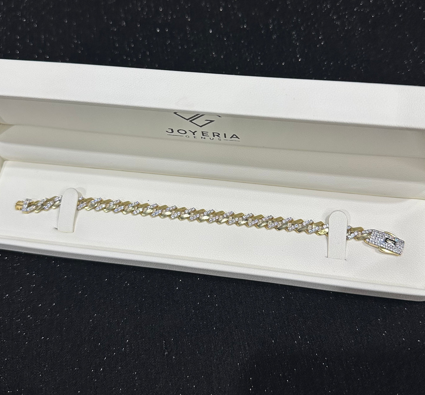 Pulso Monaco Chain oro 10 K 6.5 mm x 18 cm