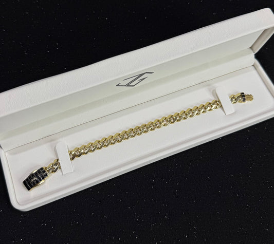 Pulso Monaco Chain oro 10 K 8 mm x 18 cm