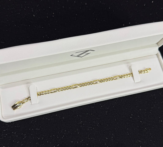 Pulso Monaco Chain oro 10 K 5 mm x 18 cm