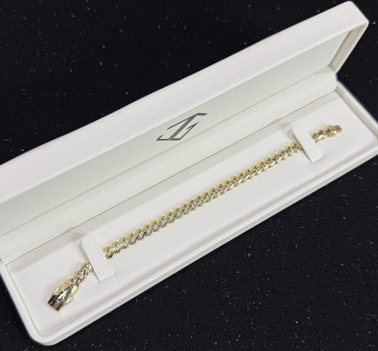 Pulso Monaco Chain oro 10 K 6.5 mm x 18 cm