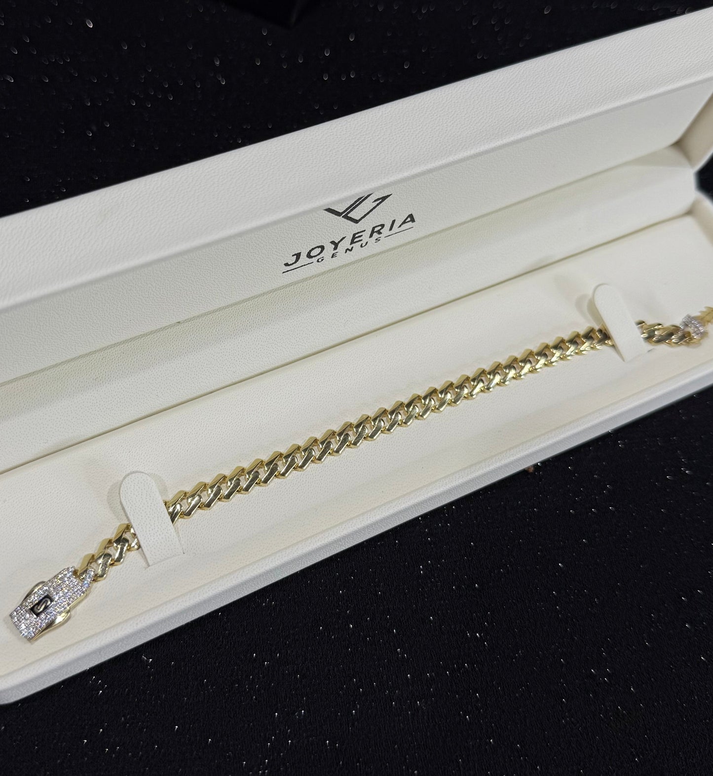 Pulso Monaco Chain oro 10 K 6 mm x 18 cm