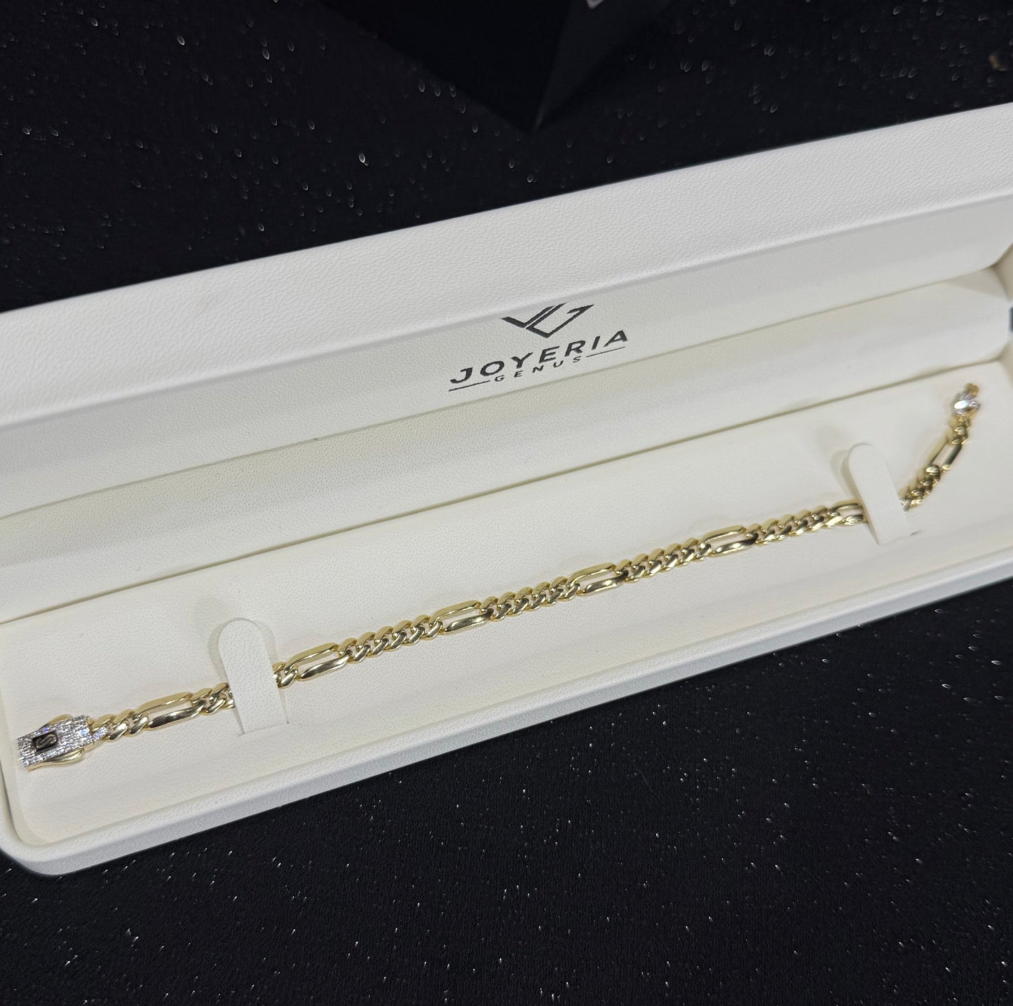 Pulso Monaco Chain oro 10 K 5 mm x 20 cm