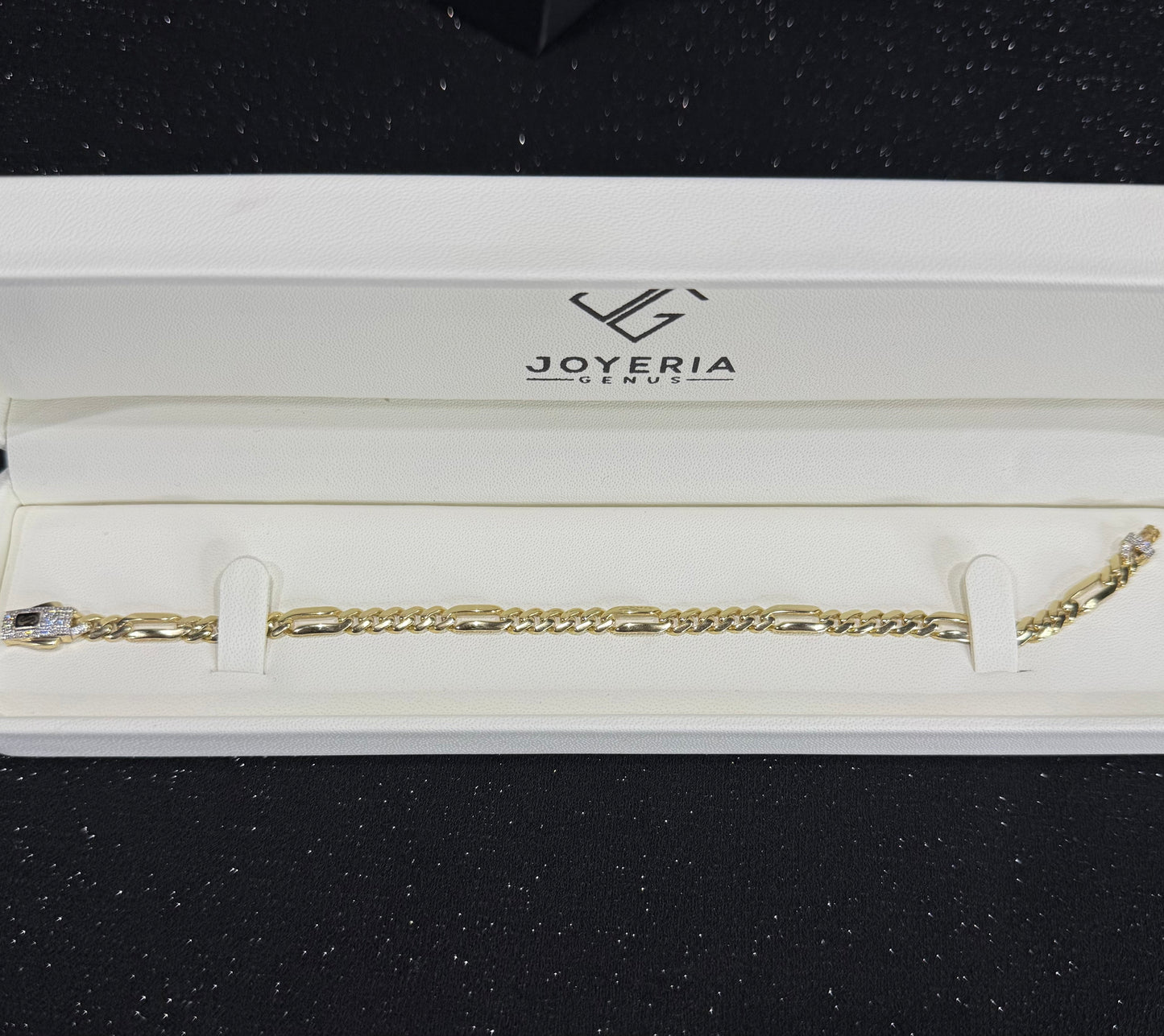 Pulso Monaco Chain oro 10 K 5 mm x 20 cm