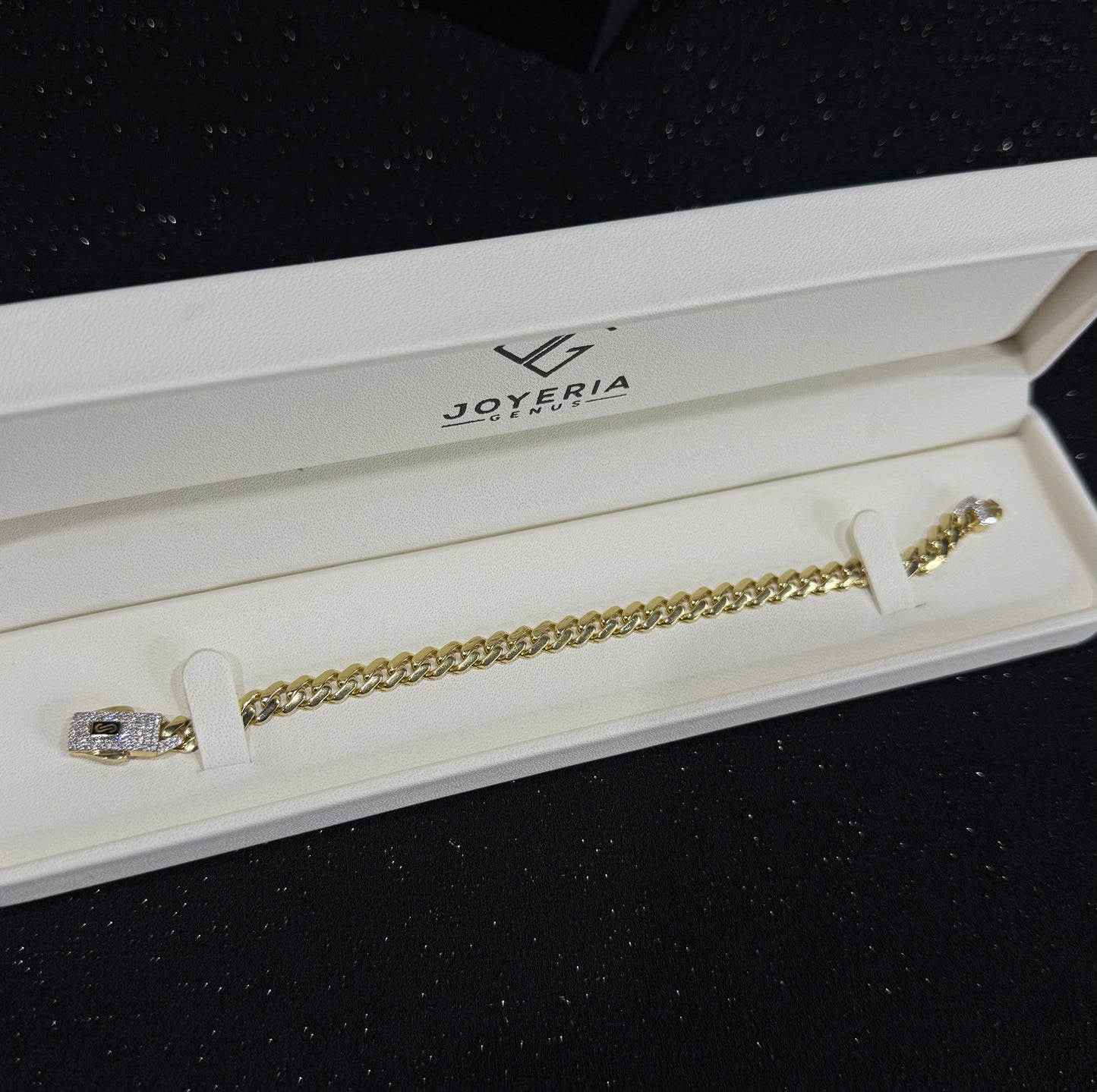 Pulso Monaco Chain oro 10 K 6 mm x 18 cm