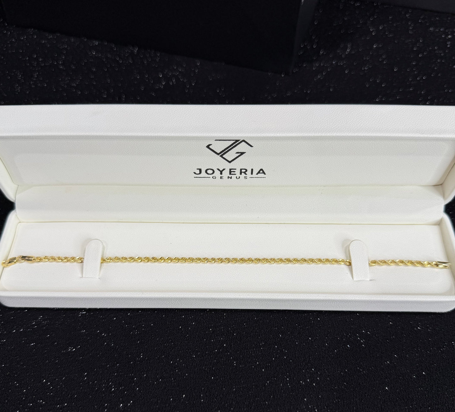 Pulso torzal oro 10 K 3 mm x 21 cm