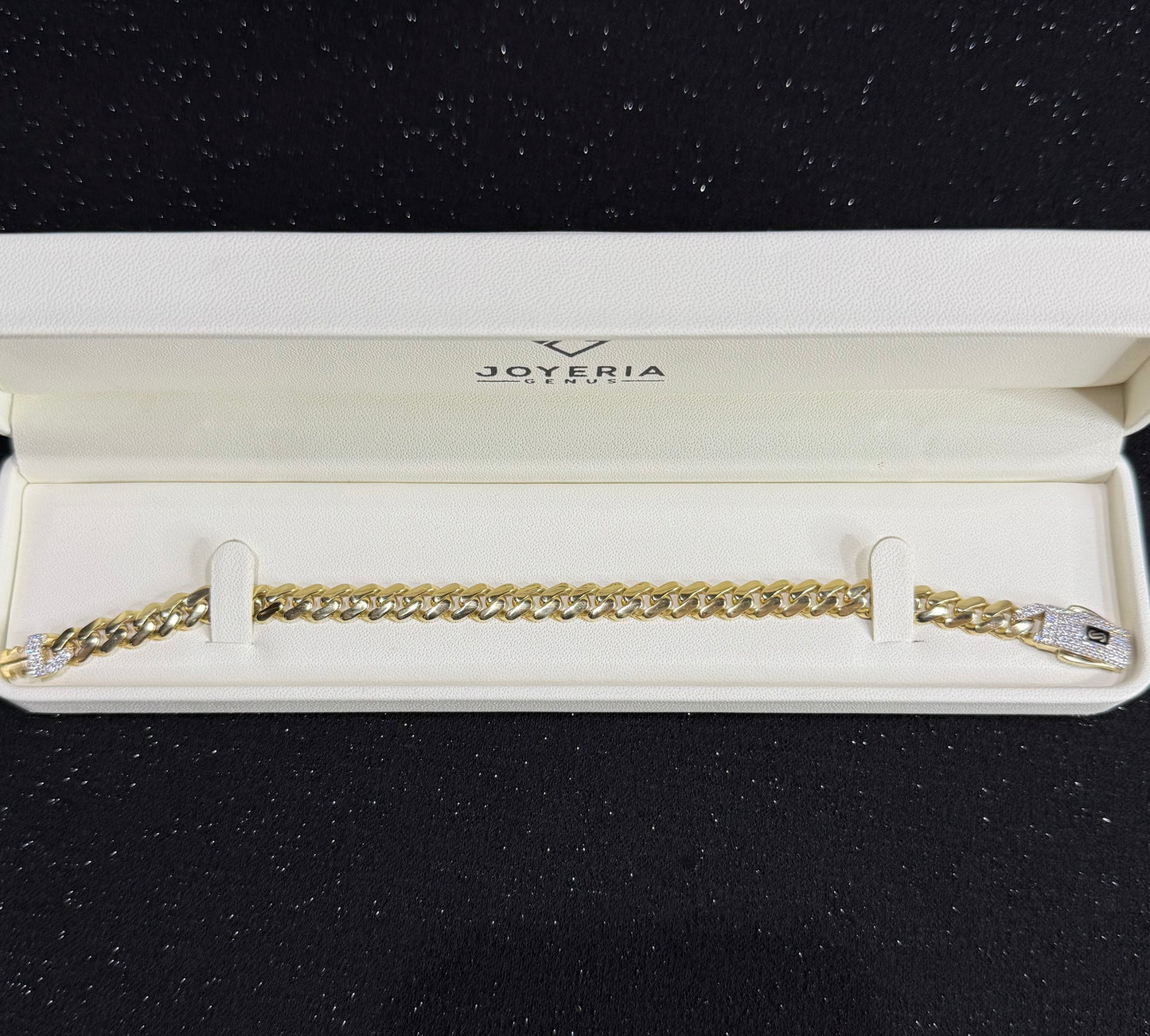 Pulso Monaco Chain oro 10 K 8 mm x 21 cm