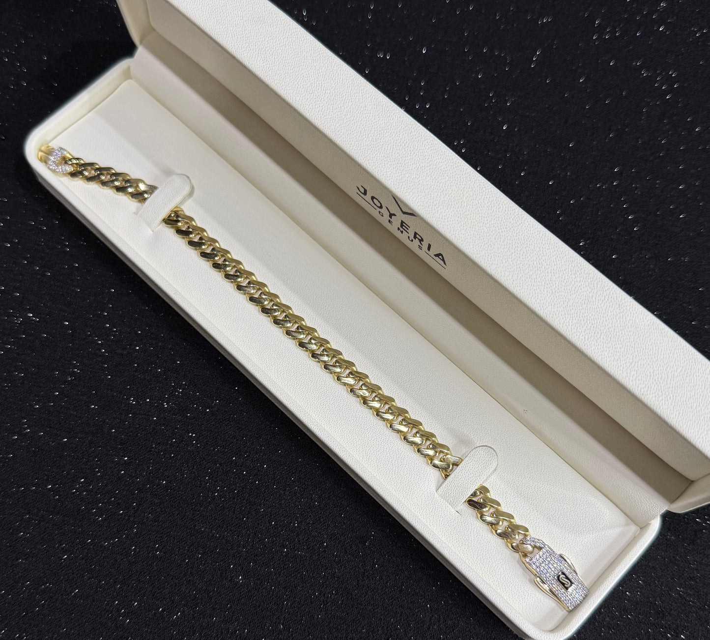 Pulso Monaco Chain oro 10 K 8 mm x 21 cm