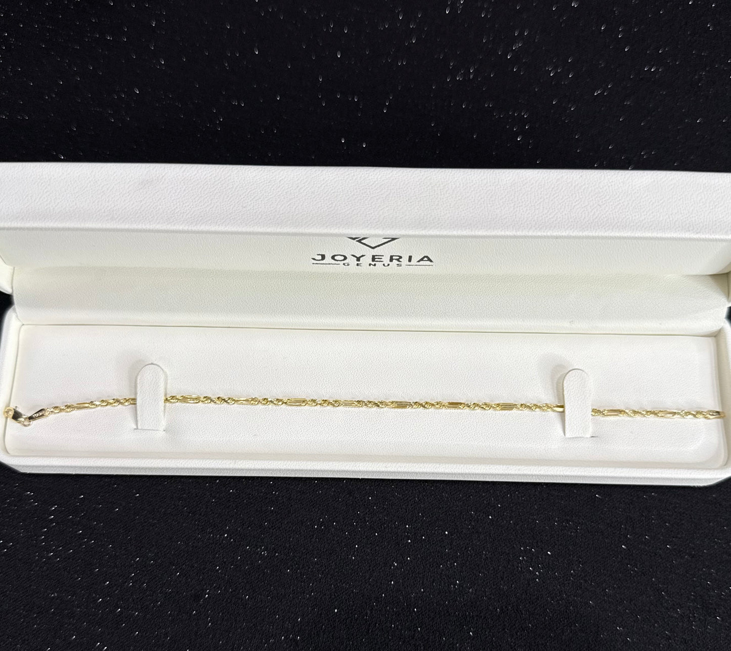 Pulso torzal figaro oro 10 K 2 mm x 21 cm