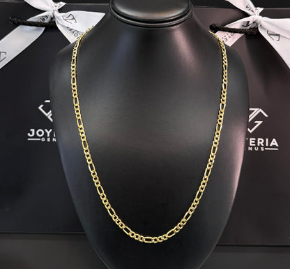 Cadena tipo Cartier 4.5mm x 60cm Oro 10k.