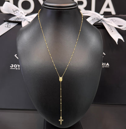 Rosario de 45cm Oro 10k