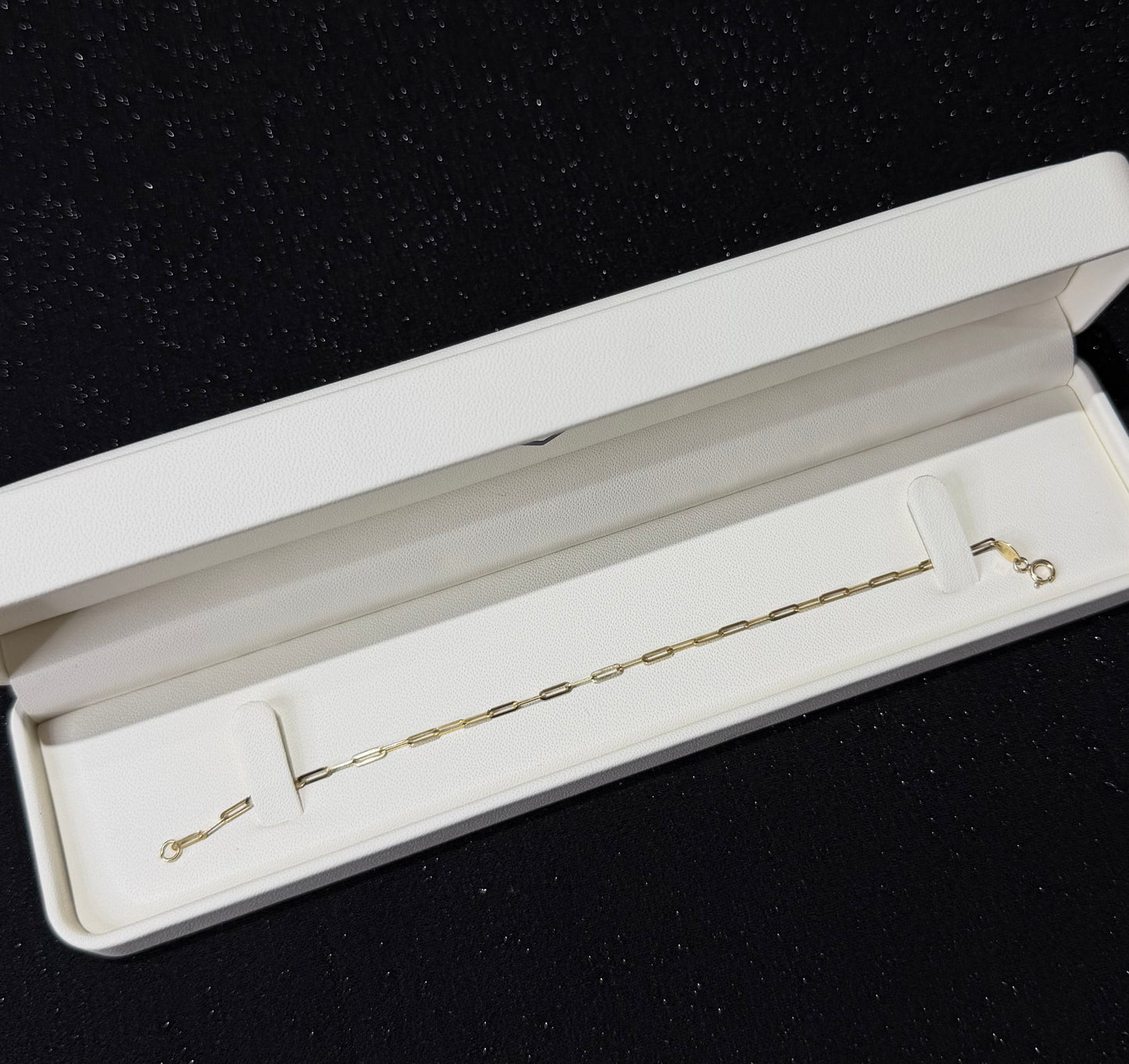 Pulso clip 2 mm x 18 cm Oro 10k.