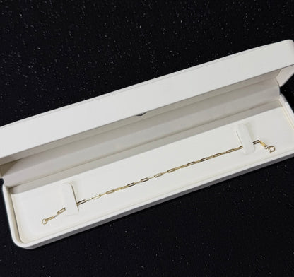 Pulso clip 2 mm x 18 cm Oro 10k.