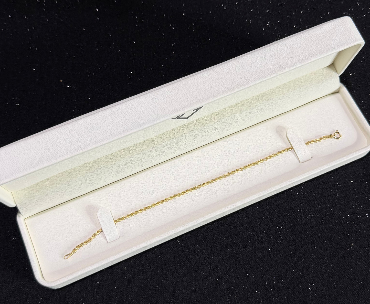 Pulso torzal 2mm x 18cm Oro 10k