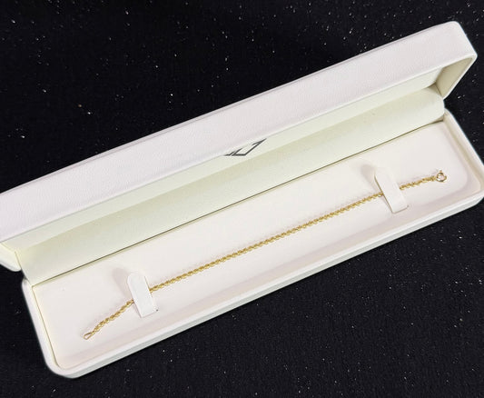 Pulso torzal 2mm x 18cm Oro 10k