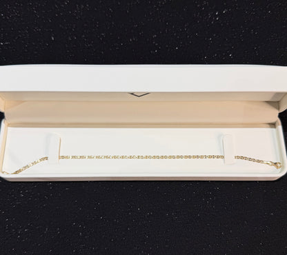 Pulso 2.5 mm x 21 cm Oro 10k.