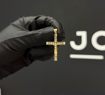 Dije cruz con Jesús Oro 10k.