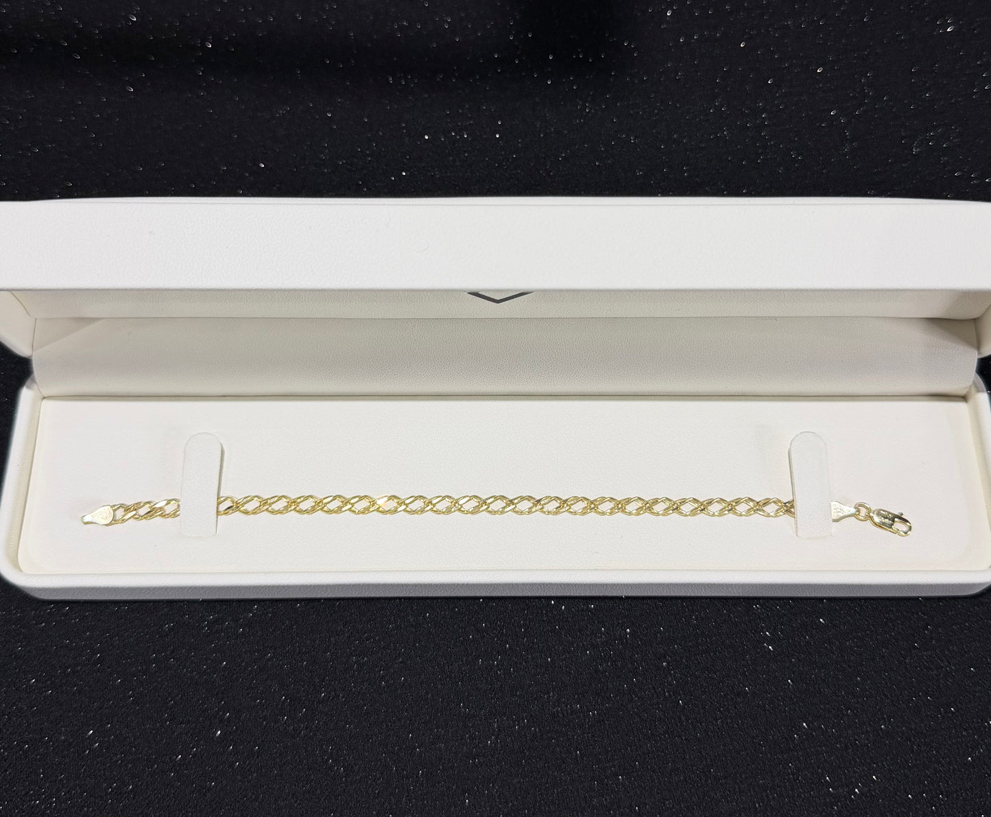 Pulso 4 mm x 18 cm Oro 10k.