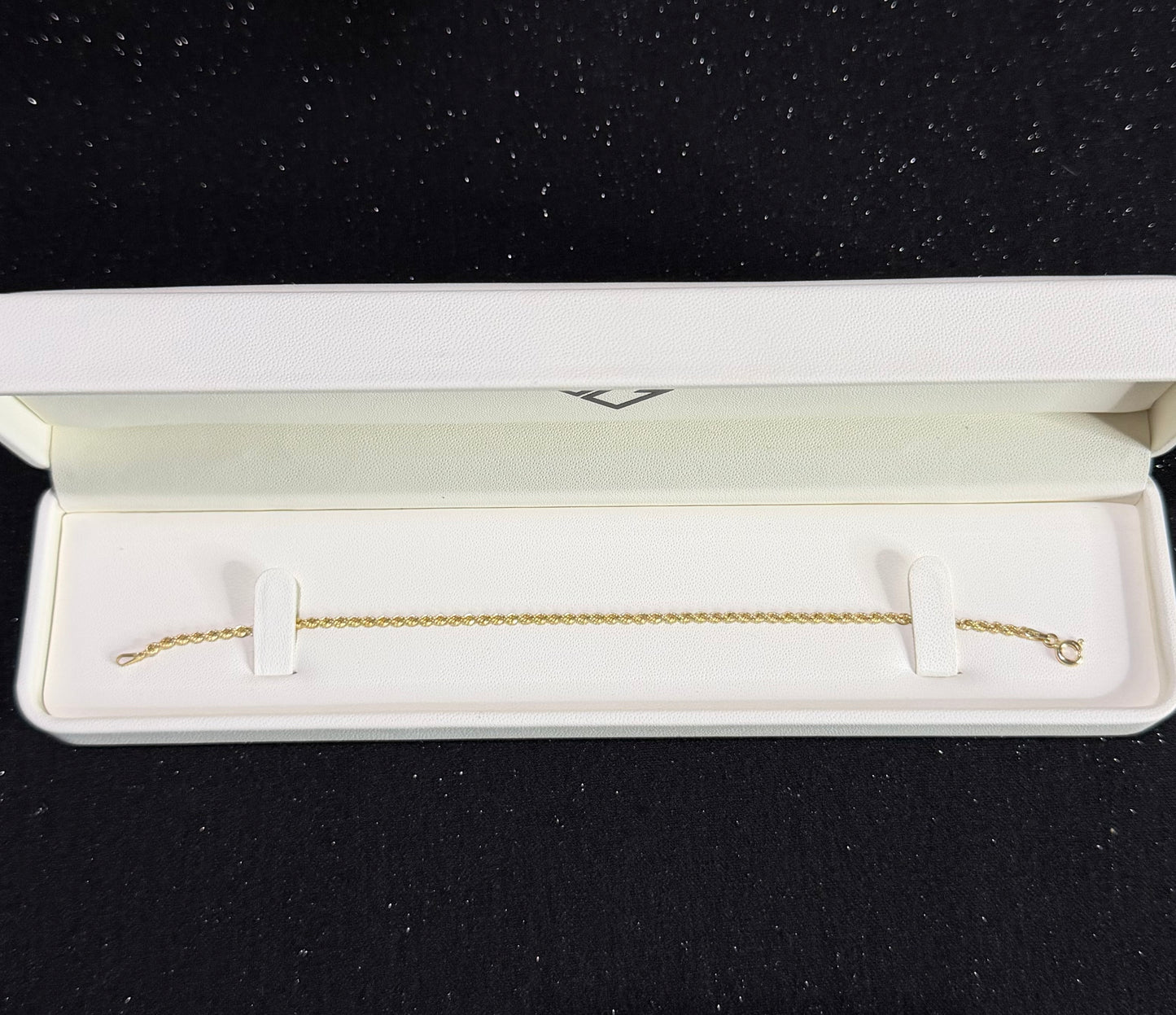 Pulso torzal 2mm x 18cm Oro 10k