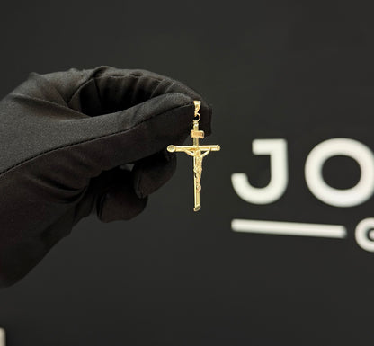 Dije Cruz con Jesús Oro 10k.