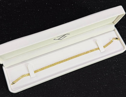 Pulsera 4mm x 21cm Oro 10k