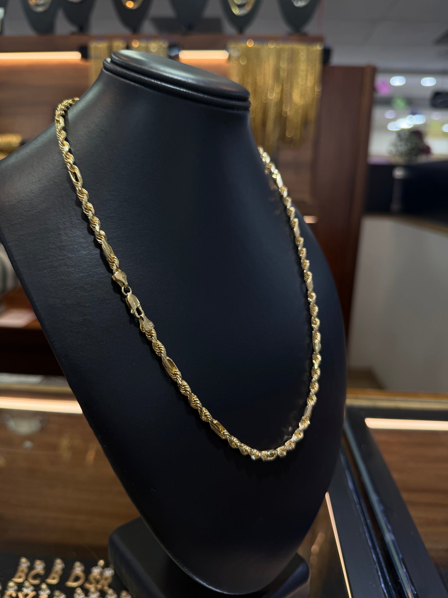 Cadena torzal figaro 4.5 mm x 55 cm