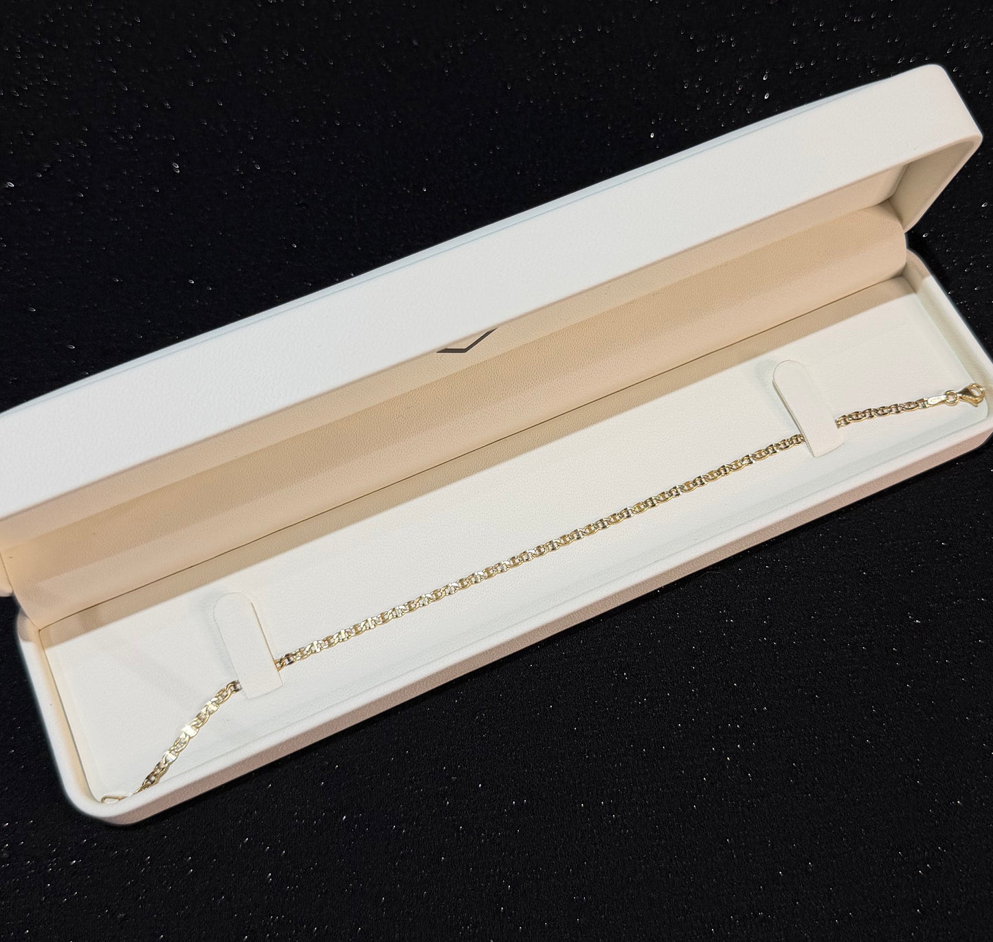 Pulso 2.5 mm x 21 cm Oro 10k.