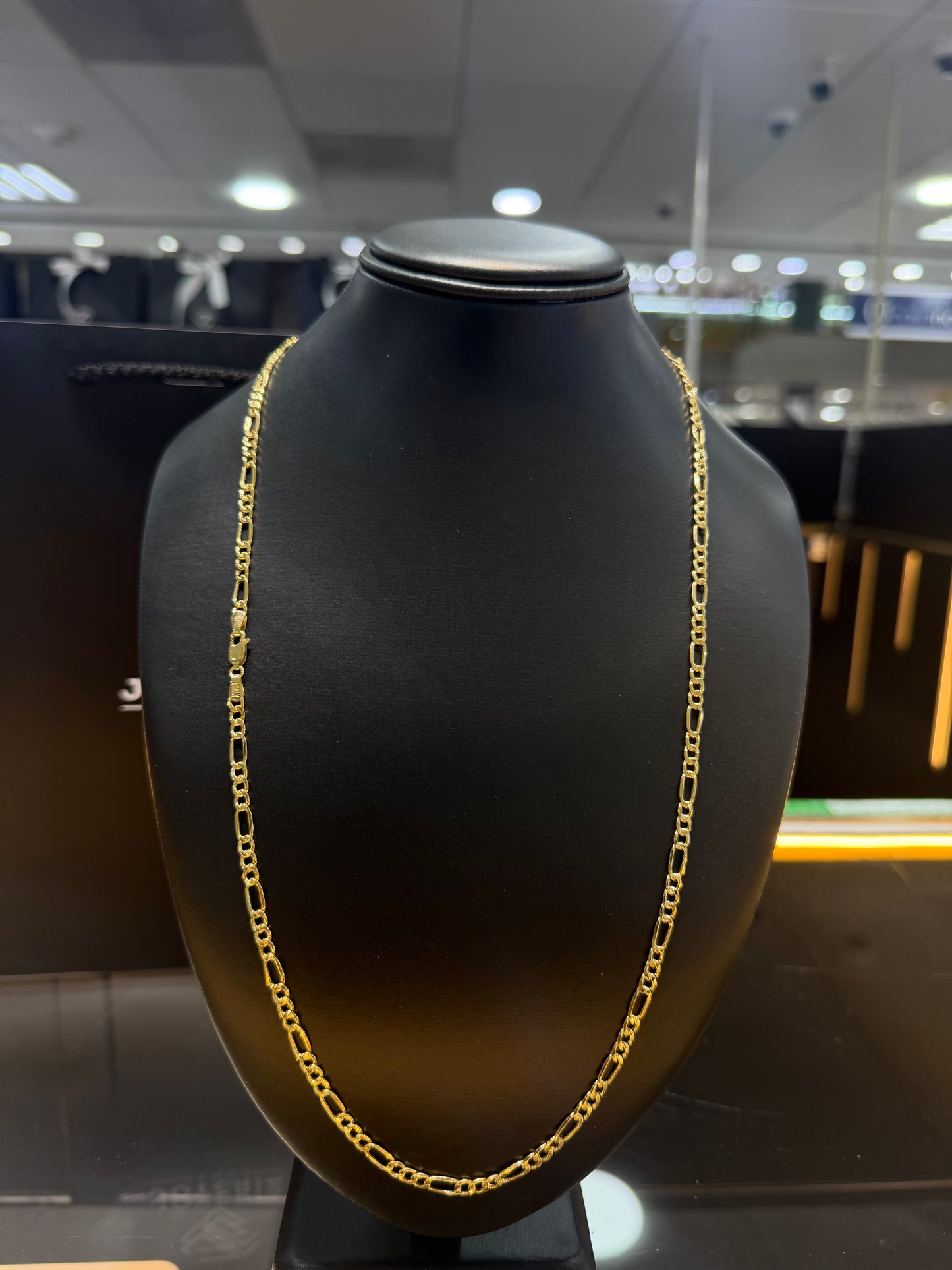 Cadena tipo crtr oro 10 K 4 mm x 65 cm