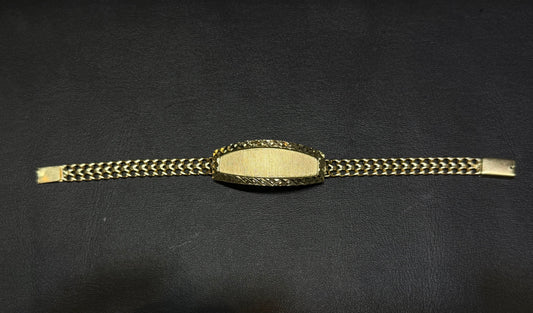 Esclava de petatillo 7 mm x 16 cm Oro 10k