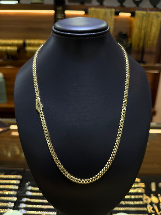 Cadena Mónaco Chain 5 mm x 55 cm Oro 10 K