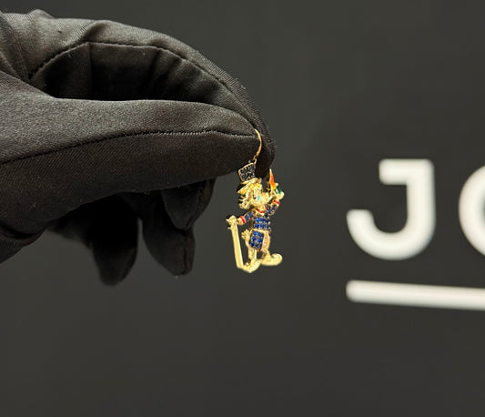 Dije Mac Pato Oro 10k.