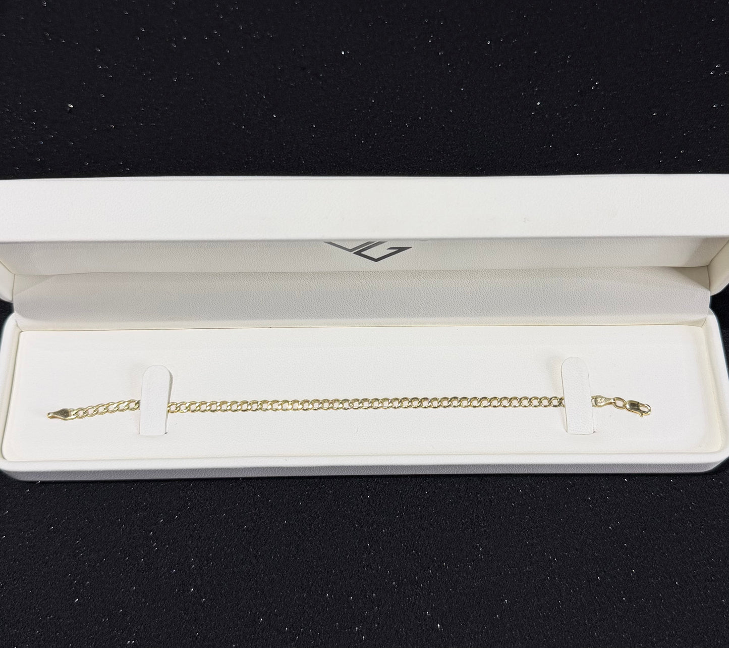 Pulso barbado 3.5 mm x 18 cm Oro 10k.