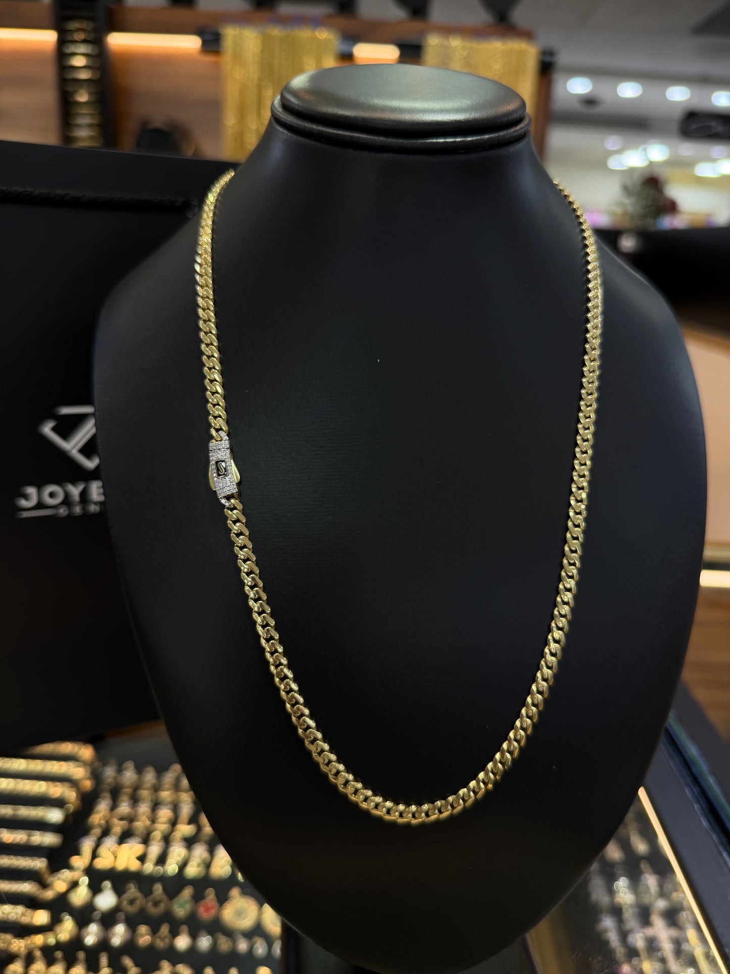 Mónaco Chain 5 mm x 55 cm Oro 10 K