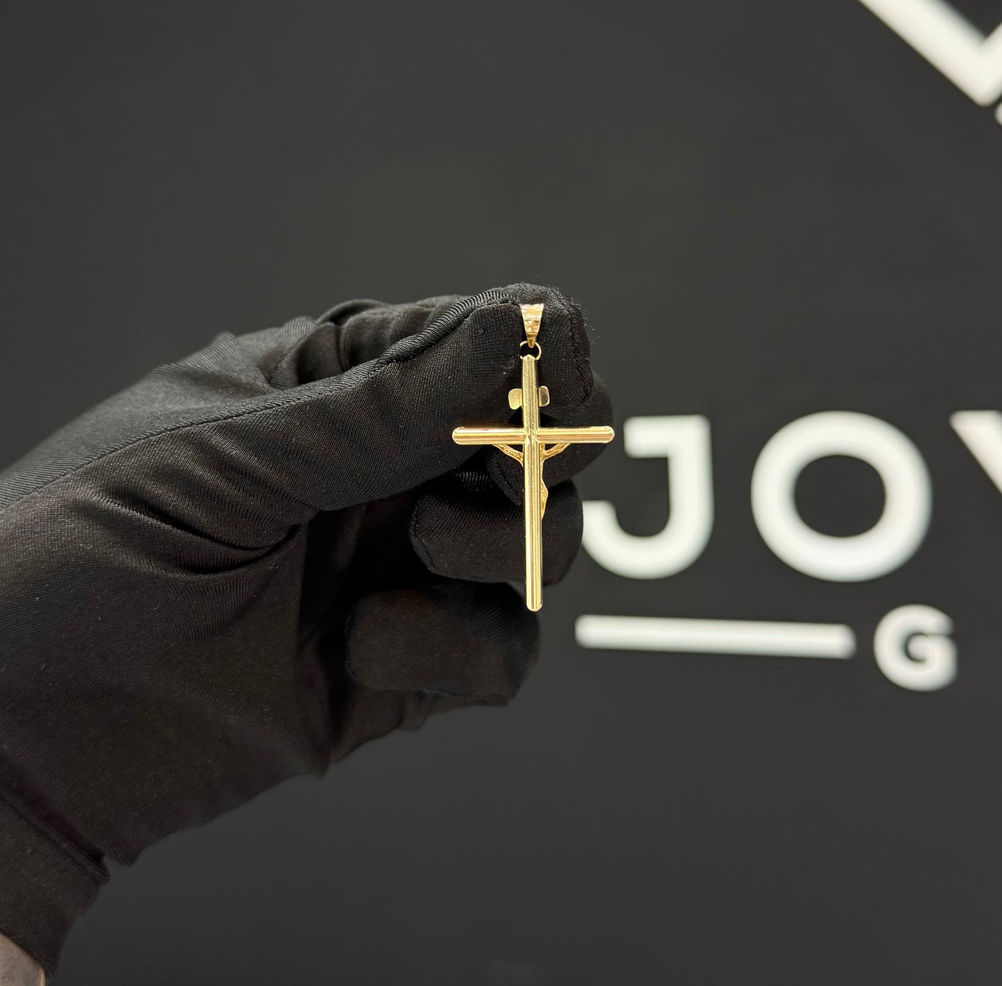 Dije Cruz con Jesús Oro 10k.