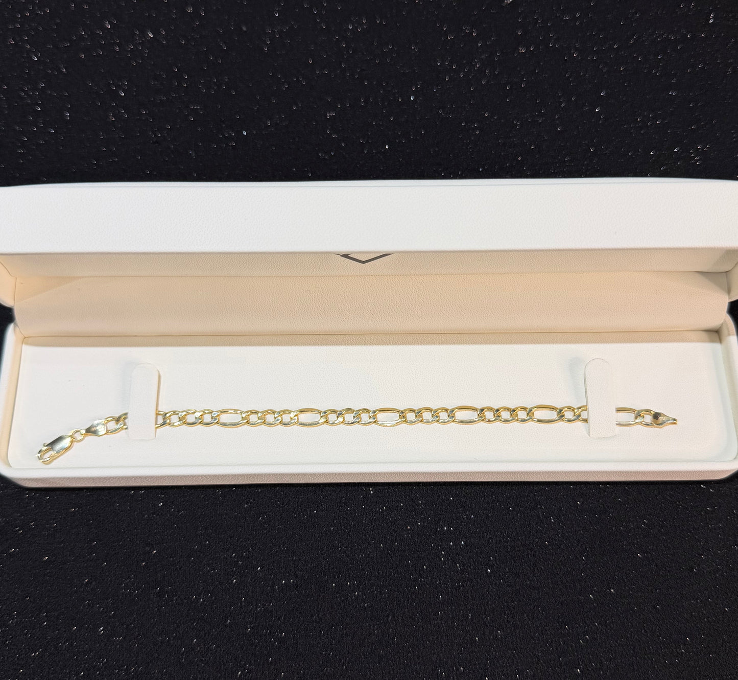 Pulso crtr 5.5 mm x 19 cm Oro 10k.