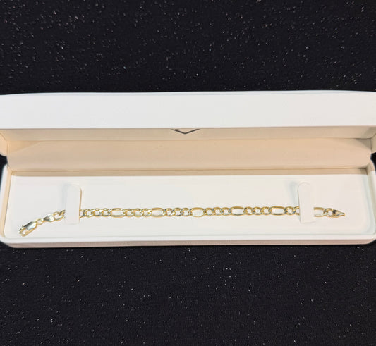 Pulso crtr 5.5 mm x 19 cm Oro 10k.