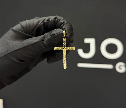 Dije cruz con Jesús Oro 10k.
