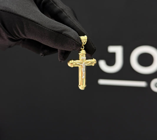 Dije cruz con Jesús Oro 10k.