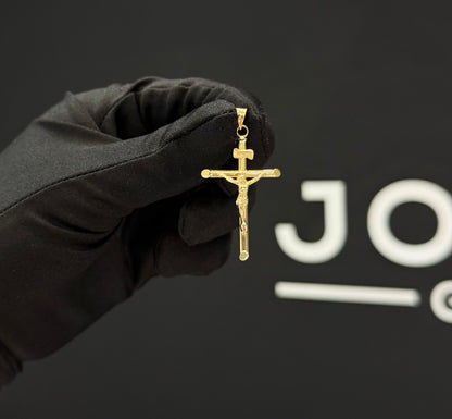 Dije Cruz con Jesús Oro 10k.