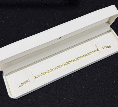 Pulso 4 mm x 18 cm Oro 10k.