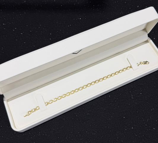 Pulso 4 mm x 18 cm Oro 10k.