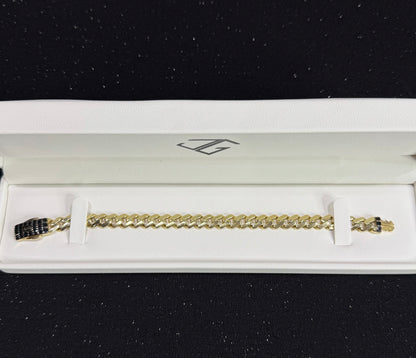 Pulso Monaco Chain oro 10 K 8 mm x 18 cm