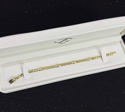 Pulso Monaco Chain oro 10 K 5 mm x 18 cm